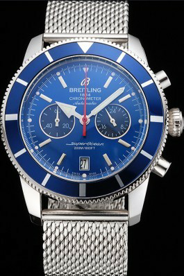 Blue Dial Breitling Superocean Heritage Replica Review