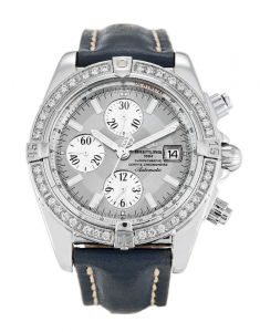 Silver Baton Dial Breitling Chronomat Evolution Replica 