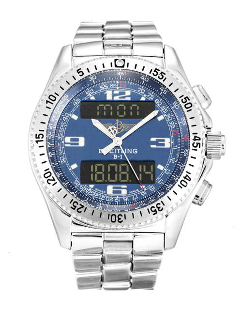 Blue Dial Breitling BI A68362 Replica Review