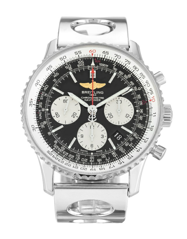 Black Baton Dial Breitling Navitimer Replica