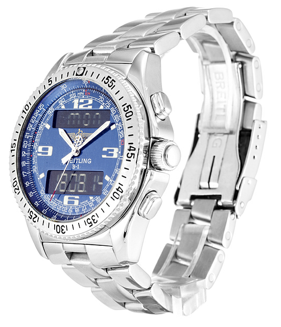 Blue Dial Breitling BI A68362 Replica