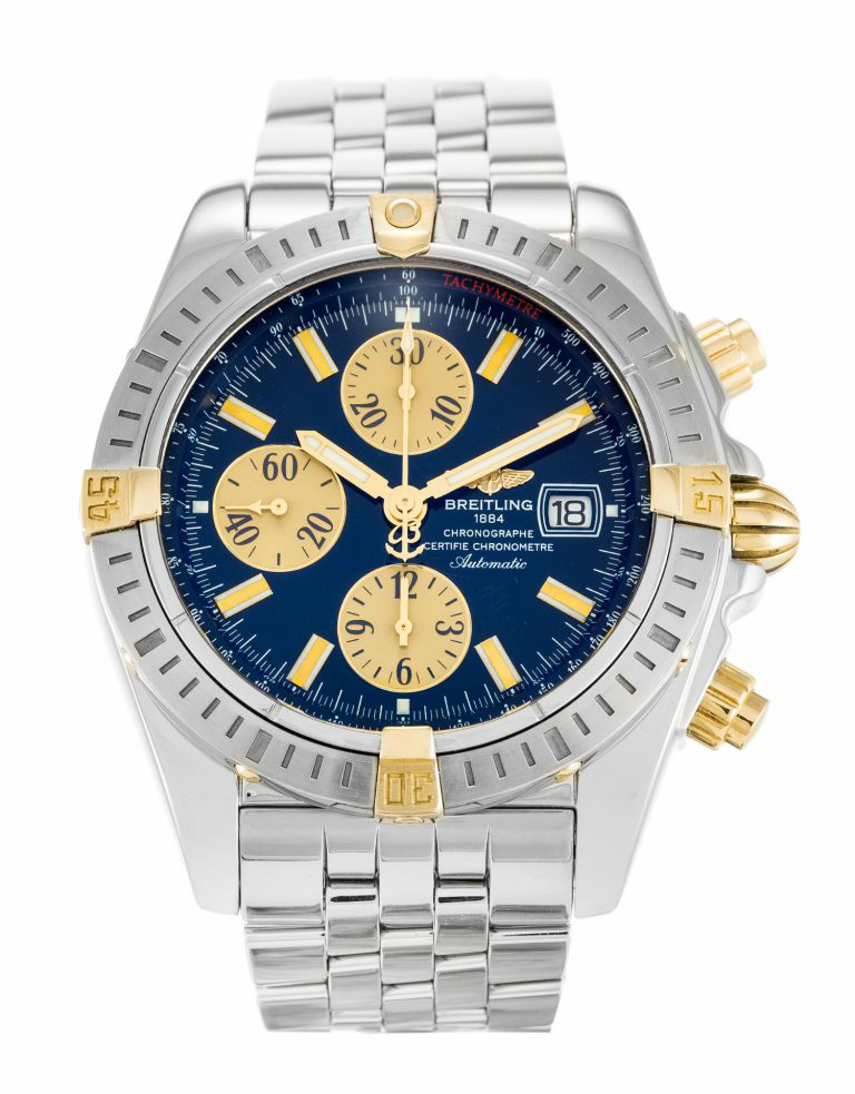 Blue Dial Breitling Chronomat Evolution Replica