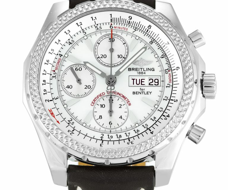 Silver Baton Dial Breitling Bentley Replica Review