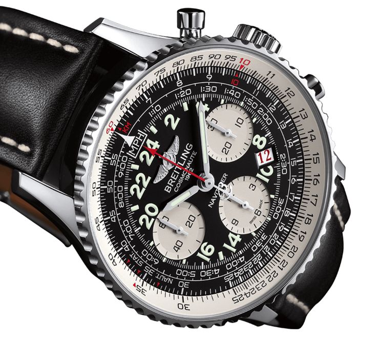 Black Dial Breitling Cosmonuate Replica 