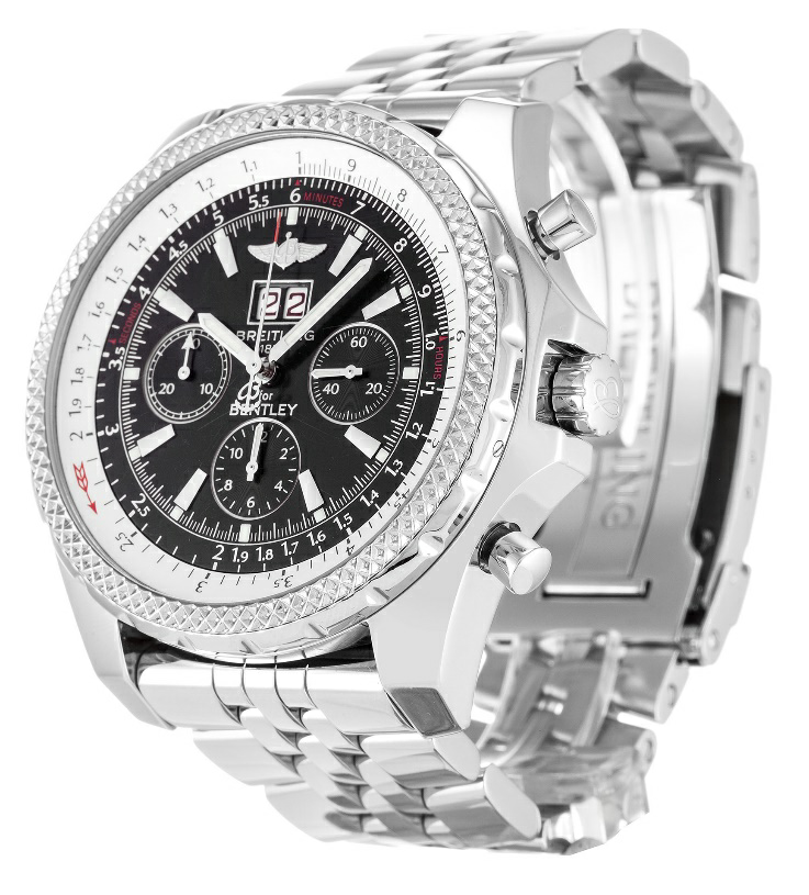 Black Dial Mens Breitling Bentley Replica Watch