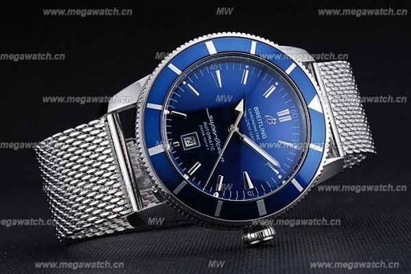 Breitling Certifie SuperOcean Blue Dial Blue Fake Watch