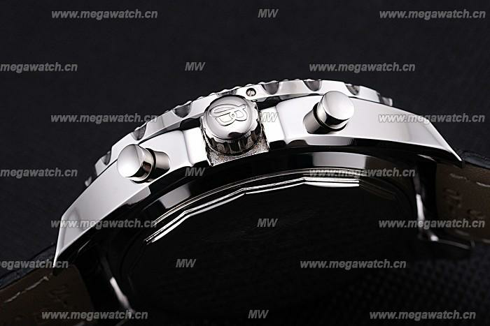 Breitling Stainless Steel 4039 Fake Black Luxury Watch