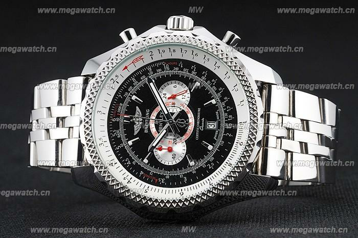 Breitling Bentley Chronograph Stainless Steel Strap 98192 Watch