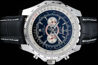 Breitling Bentley Chronograph Black Dial Fake Watch