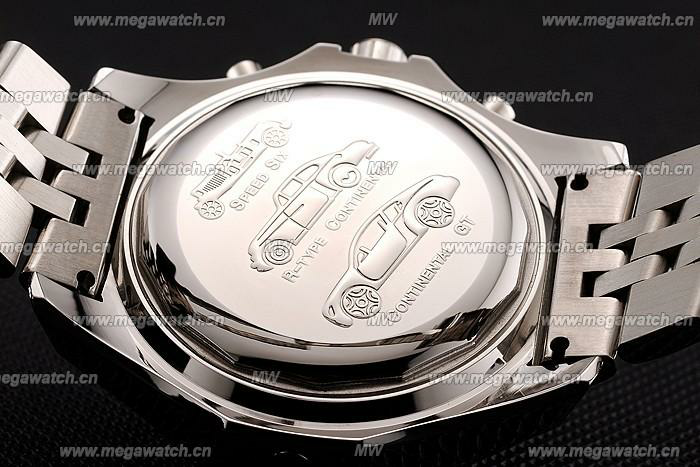 Silver Stainless Steel Band Kinetic Watch 4155 Fake Breitling