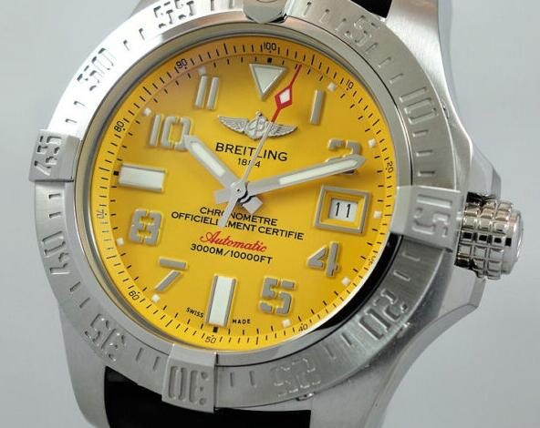 Buy AAA+ Breitling Avenger II Seawolf Replica Watches With Yellow Dials: A Deep Dive Into Style, Features, And Popularity